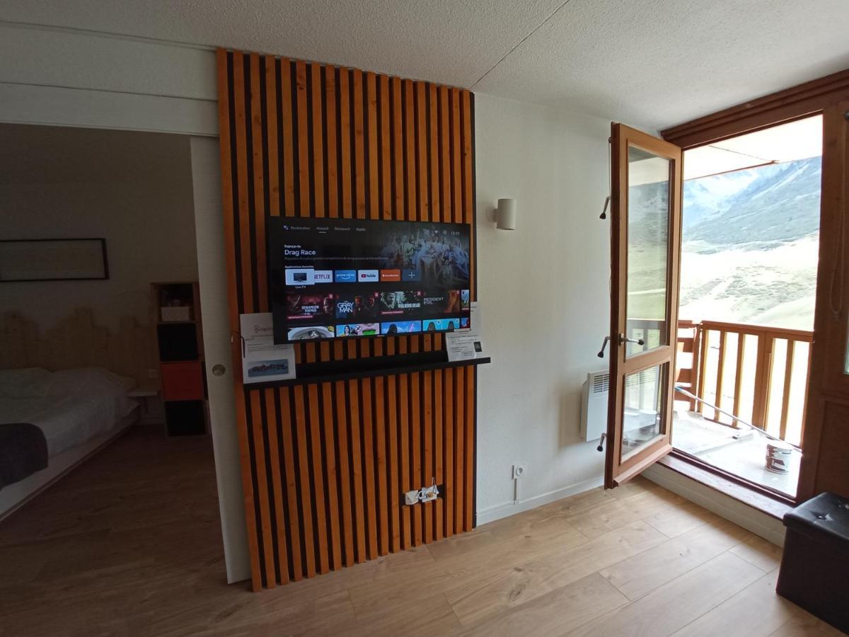Superbe 3 Pieces Vue Panoramique Pied Des Pistes Apartment La Mongie Luaran gambar
